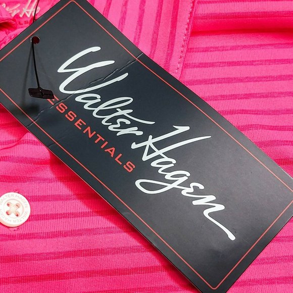 Walter Hagen Striped Polo Men's Golf Tennis Athletic Running Training  MGA112080 - Picture 6 of 8